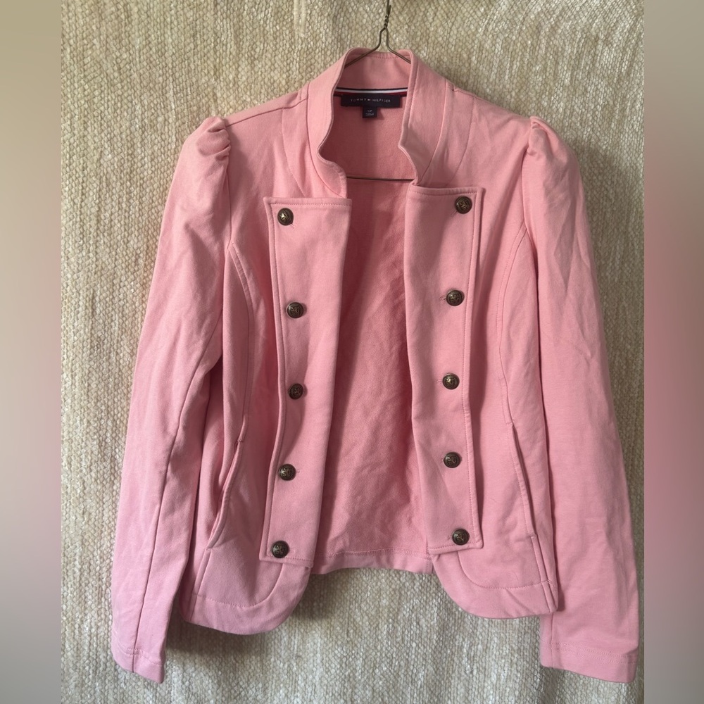 Tommy Hilfiger Pink Double-Breasted Blazer